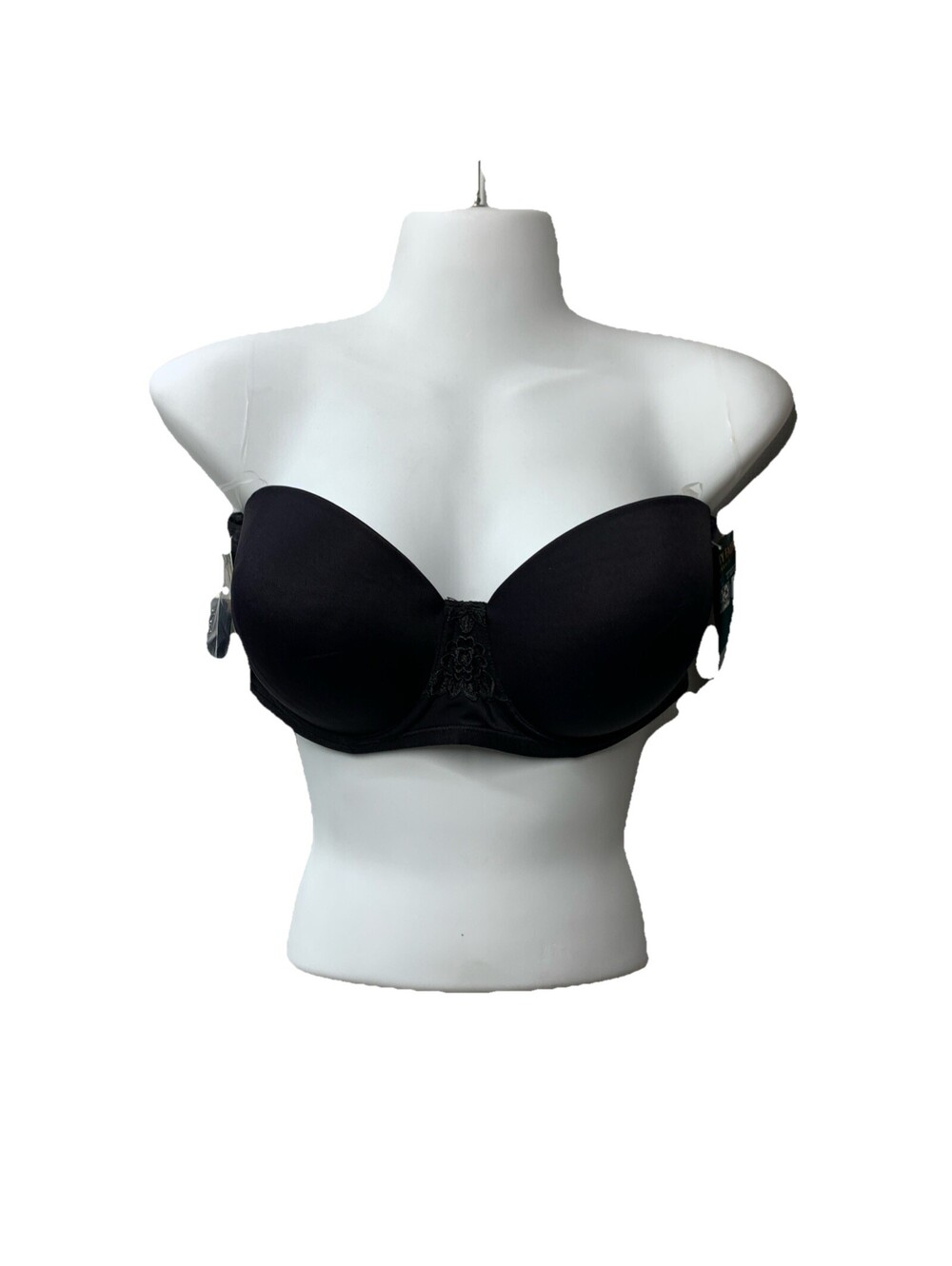 Vanity Fair Womens Beauty Back Strapless Full Figure Underwire Bra Black 38C